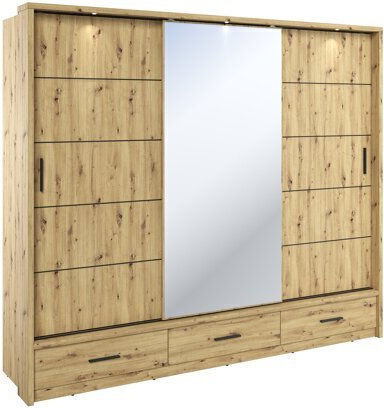 Тройна врата Плъзгащи се Fresno 100 250x63x215см Artisan Oak Тройна врата Плъзгащи се Fresno 100 250x63x215см Artisan Oak