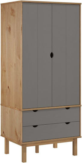 Δίφυλλη Ντουλάπα 76.5x53x172cm Δίφυλλη Ντουλάπα 76.5x53x172cm