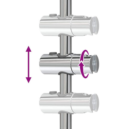 vidaXL Showerhead with Hose