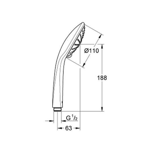 Grohe Euphoria 110 Τηλέφωνο Ντουζ