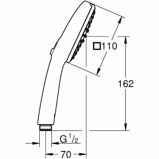 Grohe Vitalio Comfort 110 Ii Telefon de duș