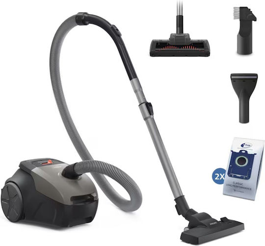 Philips XD2152/12 Electric Vacuum Cleaner 800W Bagged 3L Gray