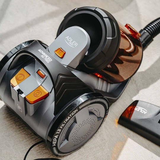 Adler 40018 Ηλεκτρική Σκούπα 700W με Κάδο 1.6lt