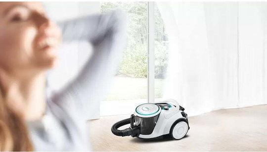 Bosch BGS41HYG1 Прахосмукачка 550W С контейнер 2.4лт Бяла