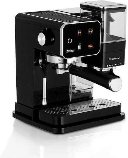Rohnson Automatic Espresso Machine 1350W Pressure 20bar Brown R-98060