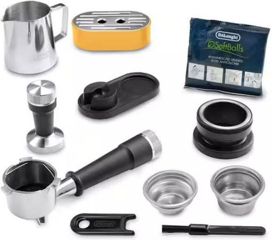 De'Longhi La Specialista Arte Αυτόματη Μηχανή Espresso 1400W Πίεσης 15bar με Μύλο Άλεσης Κίτρινη EC9155.YE
