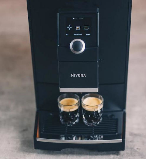 Nivona Cafe Romatica 791 Automat Espressoare 1455W Presiune 15bar cu Râșniță Neagră NIV791