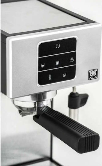 Briel A3 Μηχανή Espresso 1000W Πίεσης 20bar Μαύρη