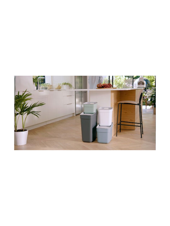 Curver Coș de Gunoi Plastic Gri 5lt 1buc