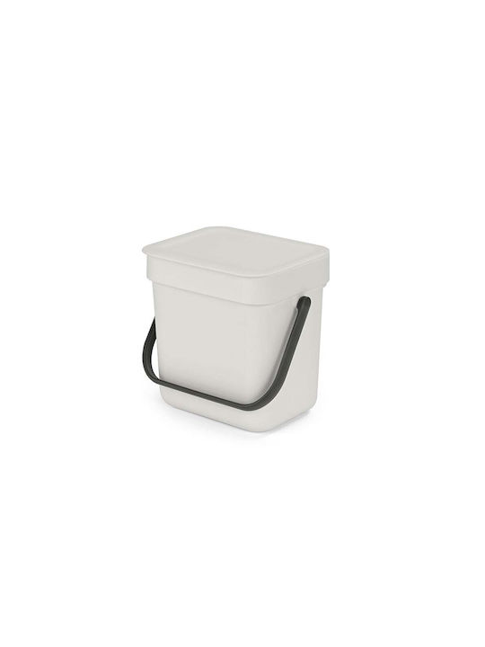 Brabantia Coș De Gunoi Sort & Go Plastic Gri 3lt