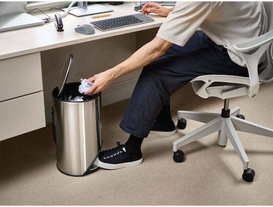 Joseph Joseph Waste Bin Stainless Steel with Pedal Gray 10lt
