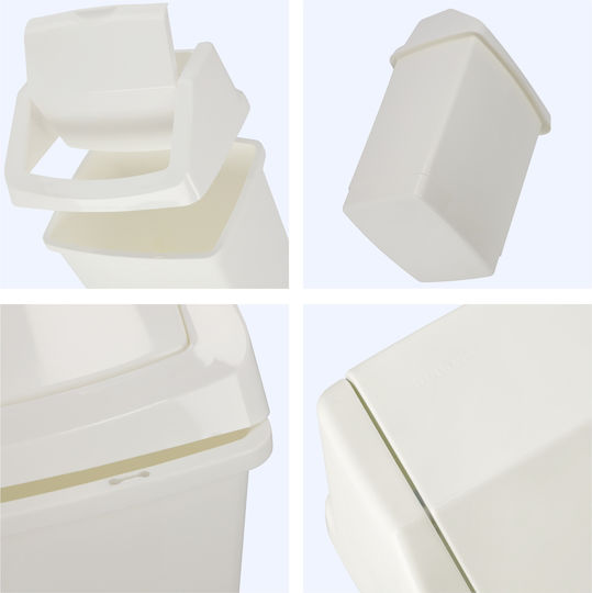 Curver Tilt Basket “click-it” 50l White