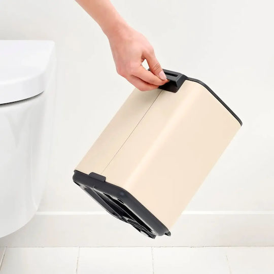Brabantia Brabantia Mülleimer Mit Pedal Kunststoff Mit Peda Beigen 4lt