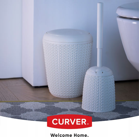 Curver Κάδος Απορριμμάτων Πλαστικός Μπεζ 6lt