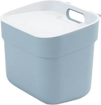 Keter Plastic Waste Bin Grey-Blue 5L