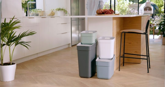 Curver Plastic Blue Waste Bin 30lt