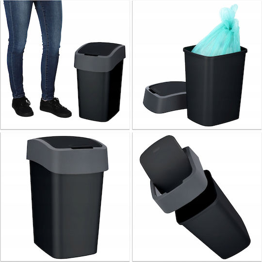 Curver Curver Flip Bin Mülleimer Kunststoff Schwarz 25lt