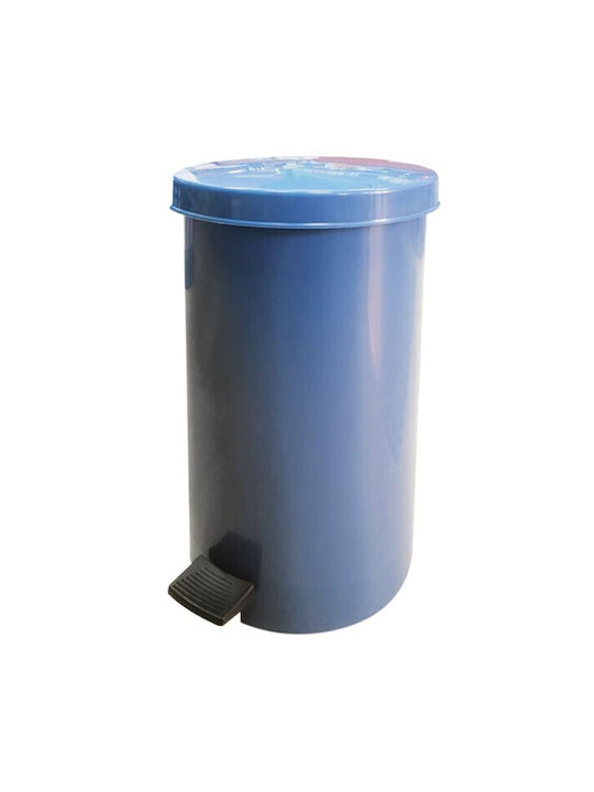 Cyclops Пластмасов Кош За Боклук С Педал Син 35л
