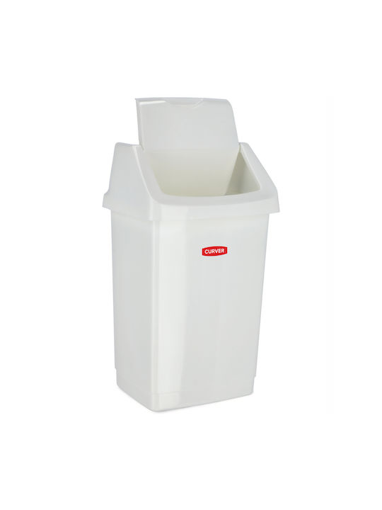 Click-it Trash Bin 9l 22.9x18.9x38.1cm White