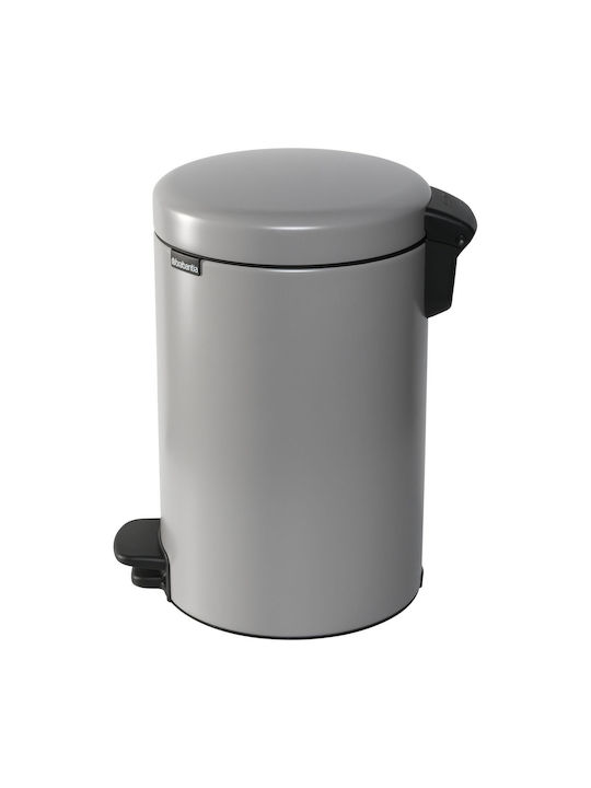 Brabantia Newicon Coș de Gunoi Plastic Gri 12l