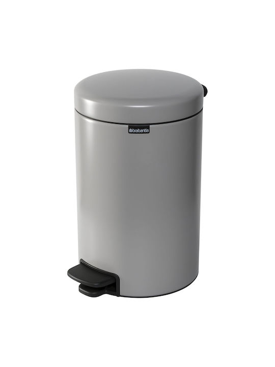 Brabantia Newicon Coș de Gunoi Plastic Gri 12l