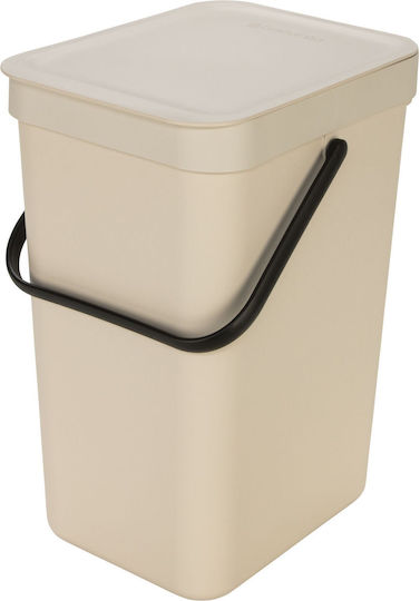 Brabantia Sort&go Кошче За Боклук Пластмасово Бежово 12л