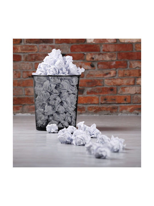 Orion Plastic Waste Bin Black 26x28x28cm