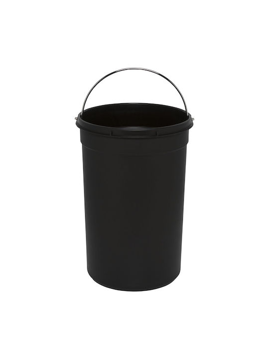 Wesco Κάδος Απορριμμάτων Πλαστικός Μαύρος
