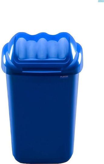 Plafor Coș de Reciclare Plastic Albastru 15lt 1buc