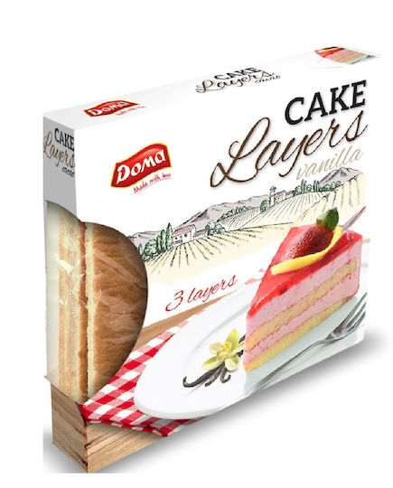 Doma Μείγμα για Παντεσπάνι με Γεύση Βανίλια 400gr