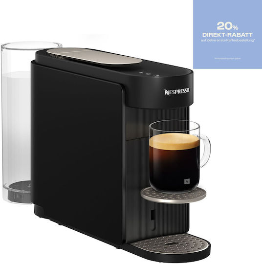 Krups Vertuo UP Kaffeekapselmaschine für Vertuo Kapseln Druckreiniger 15bar Tinten Schwarz