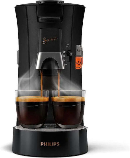 Philips Senseo Kapsel-Kaffeemaschine Senseo Druck 1bar Schwarz
