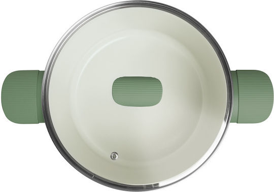 Fest Tiefer Topf aus Aluminium 4.3Es / 24cm