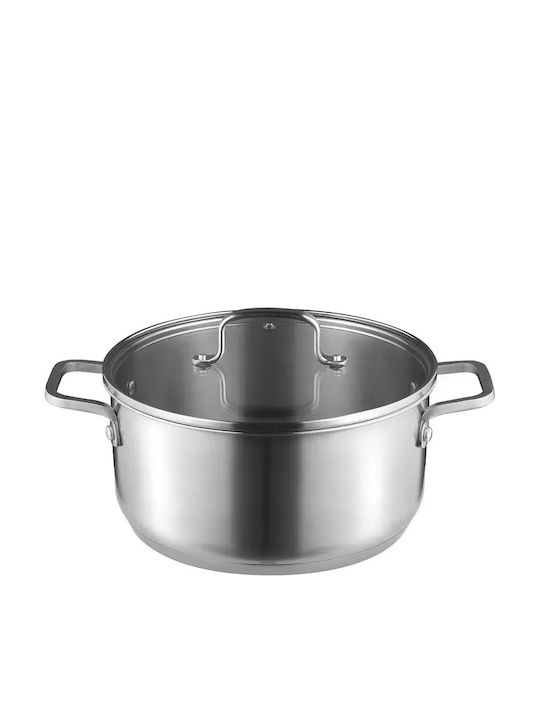 Pal Titanium Pro Неръждаема Фритюрна Тенджера 24см