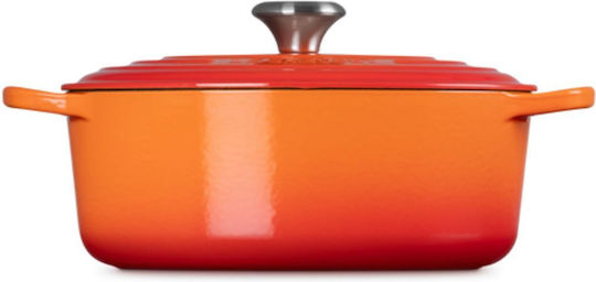 Le Creuset Signature Casserole Ρηχή Κατσαρόλα από Μαντέμι 4.1lt / 27cm Volcanic