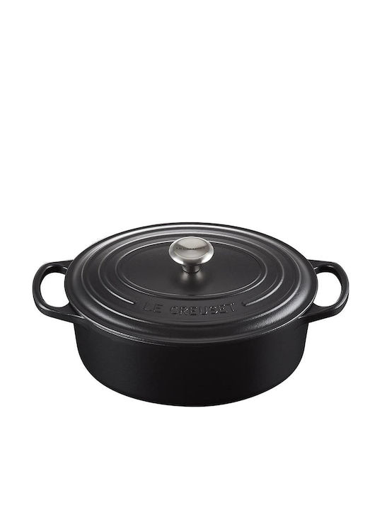 Le Creuset Signature Oval Ρηχή Κατσαρόλα 29cm Black