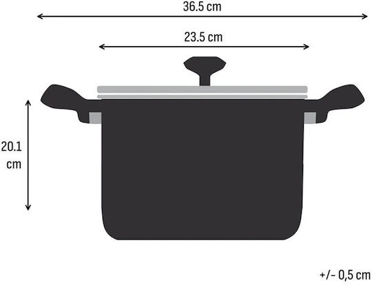 Tefal Emotion+ Ανοξείδωτη Κατσαρόλα Μαρμίτα 6.4lt /