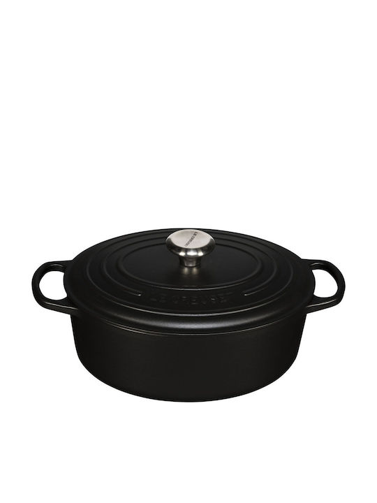 Le Creuset Signature Oval Ρηχή Κατσαρόλα 29cm Black