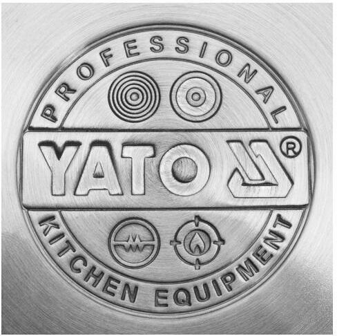 Yato Edelstahl Marmitentopf 15.4Es / 28cm