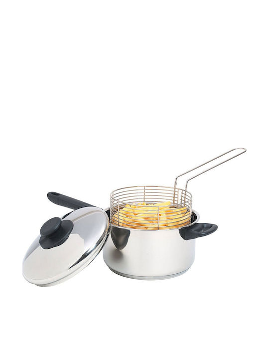 Kitchen Craft Ανοξείδωτη Κατσαρόλα Φριτέζα 3lt / 20cm
