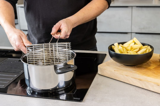 Kitchen Craft Ανοξείδωτη Κατσαρόλα Φριτέζα 3lt / 20cm