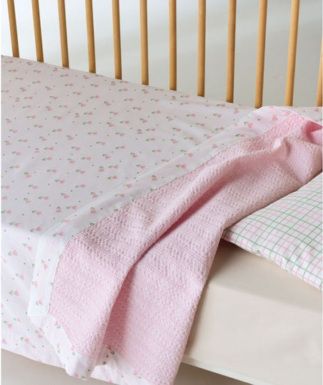 Summer Baby Cot Blanket Stylish Lirio Double-Sided Waffle Cotton Kentia 100x140 1 Piece