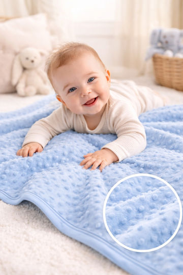 SteweHome Nursery Swaddling Cotton Multicolour Blanket 100x90cm