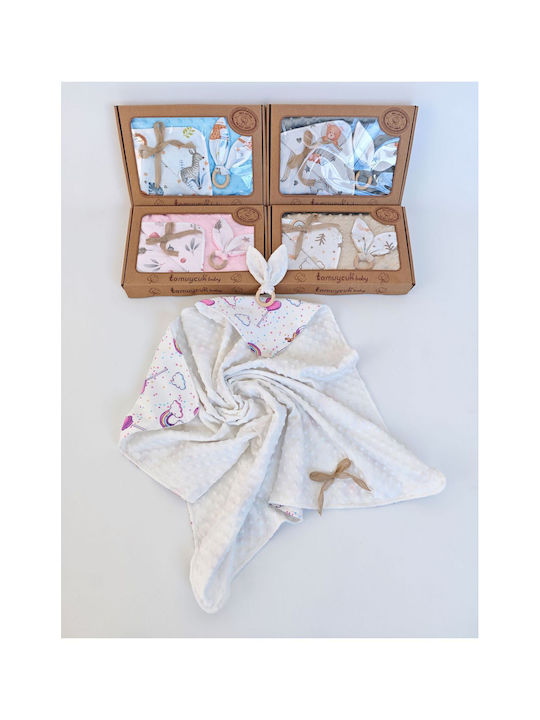 SteweHome Baby Blanket Nursery Swaddling Cotton Ecru 100x85cm