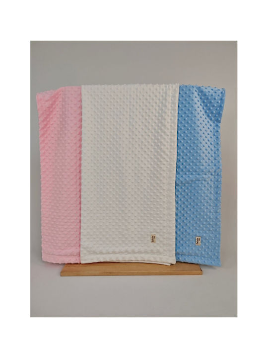 SteweHome Baby Blanket Nursery Swaddling Cotton Pink 90x85cm