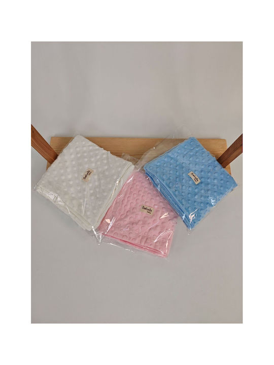 SteweHome Baby Blanket Nursery Swaddling Cotton Pink 90x85cm