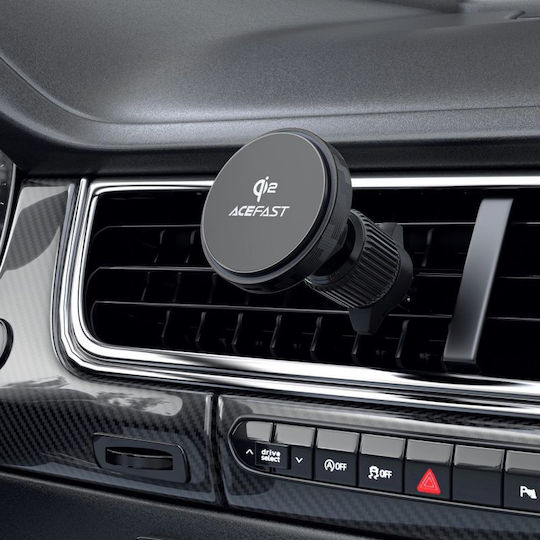 Acefast D33 Suport Auto Încărcare Wireless Qi2 15w Încărcător Magnetic Pentru Grilaj Aer Negru