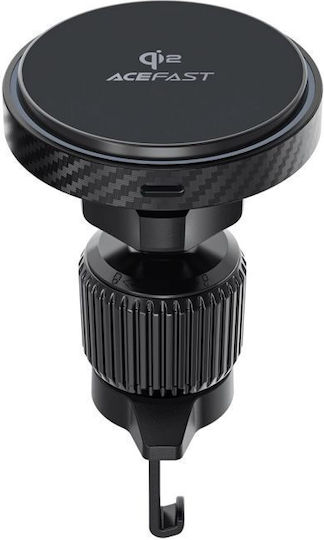 Acefast D33 Suport Auto Încărcare Wireless Qi2 15w Încărcător Magnetic Pentru Grilaj Aer Negru