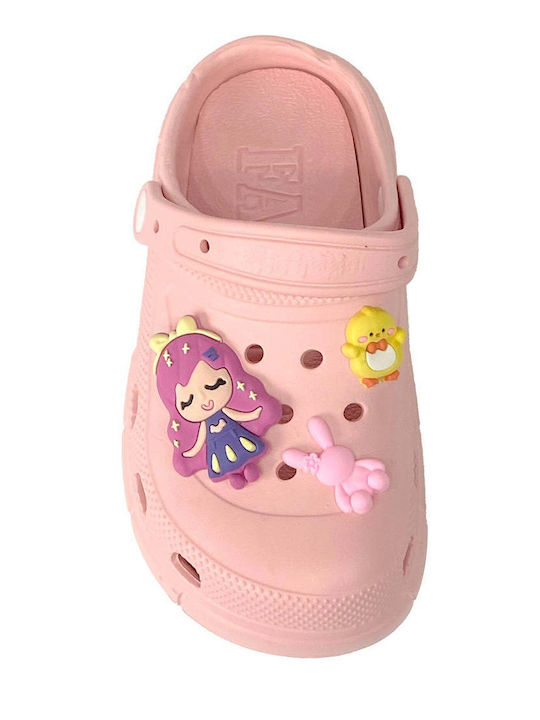 Kids Beach Clogs Pink