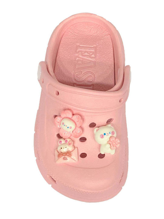 Kids Beach Clogs Pink